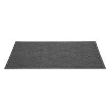 Guardian EGDFB031004 EcoGuard Rectangular Diamond Floor Mat - Charcoal New