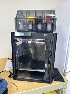 Bambu Lab P1S 3D Printer with AMS Enclosed FDM 256x256x256mm Controls