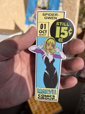 Spider-Gwen Ghost Spider Marvel Corner Box 5  Vinyl Sticker! Amazing Friends!