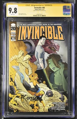 Invincible #90 CGC 9.8 SS sig Ryan Ottley Low Print Book Image