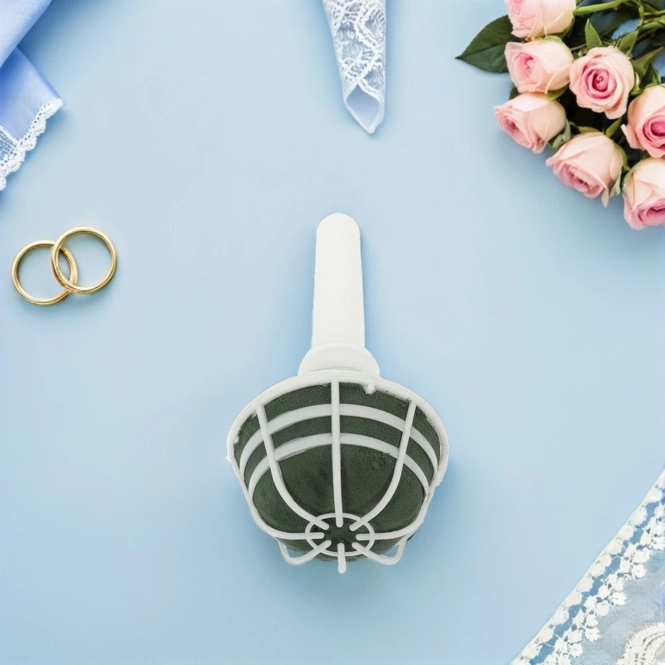 18 piezas mango de ramo de boda hágalo usted mismo soportes arreglo floral vástago Foto 2 de 4