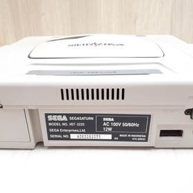 Japanese Sega Saturn Console with 2 Virtua Gun Controllers &3 Games White NTSC-J