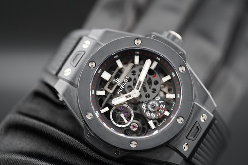 Hublot Big Bang Meca-10 Full set Black Ceramic Skeleton 2019
