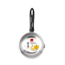 IBILI "Clasica Belly Shape Saucepan, Silver/Black, 20 cm