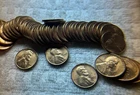 Uncirculated 1953-S Wheat Penney Roll Nice Red Color On Every Coin