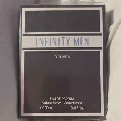 Infinity Men Eau de Parfum Spray 100ml (3.4 fl oz) Regular Size Fragrance