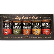 BBQ Seasoning Gift Set, Big Box O' Rub BBQ Dry Rub for Smoking and Grilling Meat