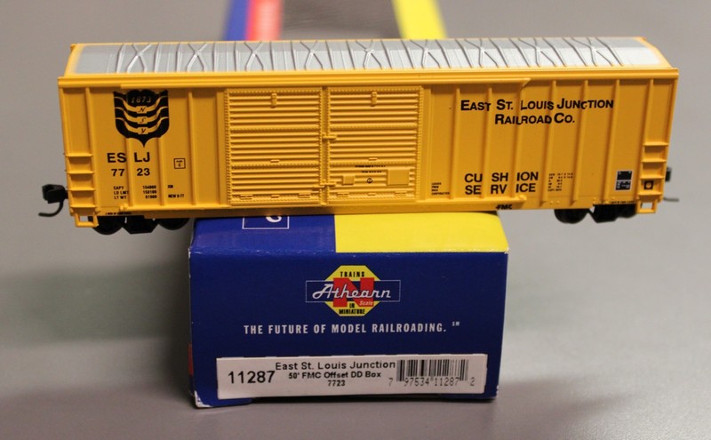 Athearn N Scale East St. Louis Junction 50' FMC Offset DD Box Car