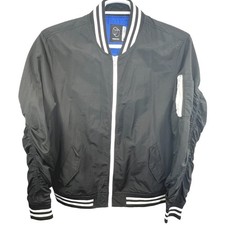 Original Use Bomber Jacket M Flight Jacket Ruched Sleeve Lightweight Utility