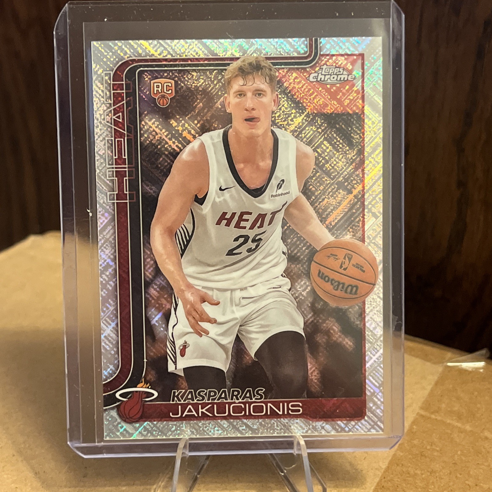 2025-26 Topps Chrome Basketball Kasparas Jakucionis RC #270 Skylight Refractor
