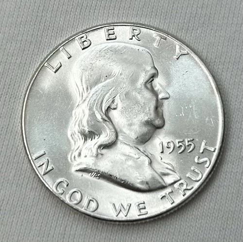 1955 FRANKLIN HALF DOLLAR BUGS BUNNY BU