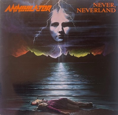 Annihilator - Never, Neverland - Rare 1990 Vinyl LP - Roadrunner RR 9374-1
