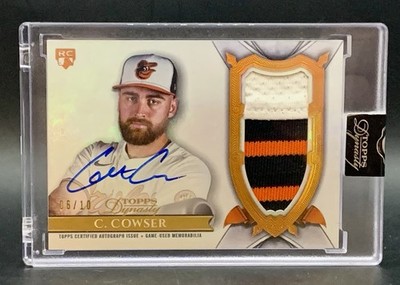 2024 Topps Dynasty Colton Cowser Rookie Patch Auto /10 - Amazing RPA!