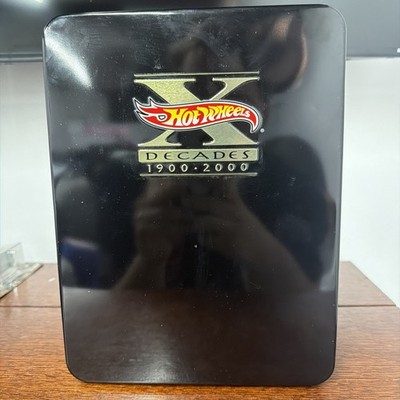 2002 Hot Wheels X DECADES 1900-2000 SET 10 Vehicle w/Special Collectible Tin C