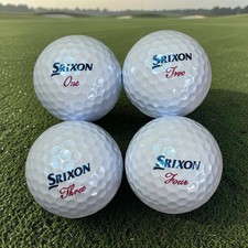 Srixon Z-Star Diamond Limited Edition USA Golf Balls White, 4 Balls 