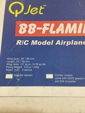 Q Jet BB-FLAMINGO R/C MODEL AIRPLANE NEW