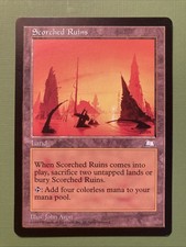 MTG - Scorched Ruins - Weatherlight - LP