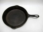 Vintage Griswold #8 Cast Iron Skillet Pan Large Logo 704 Unrestored