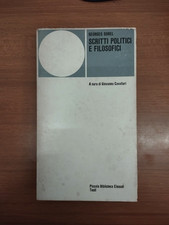 Libro Scritti Politici e Filosofici Piccola Biblioteca Einaudi Anno 1975