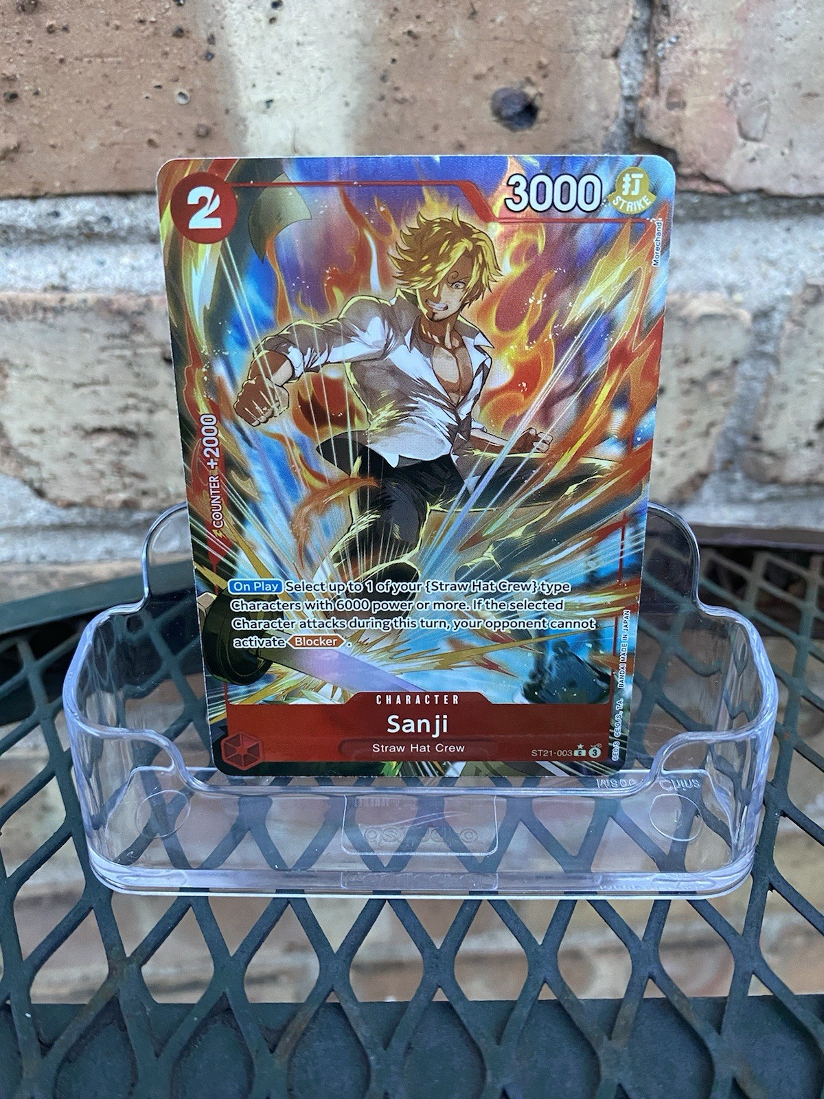 Sanji (Parallel) ST21-003 Starter Deck EX: Gear 5 Foil