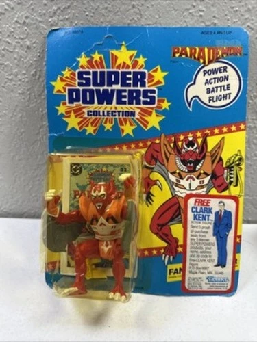 1985 Super Powers PARADEMON Figure Un Punched Kenner # 99870