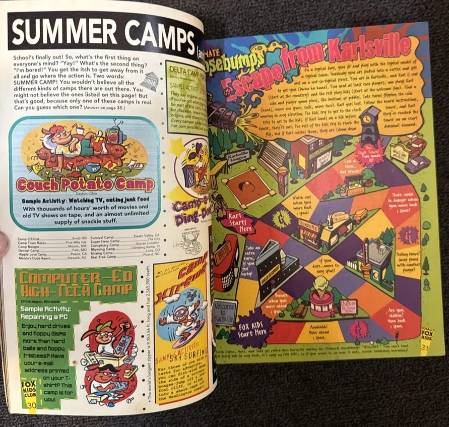 Fox Kids Magazine Silver Surfer Power Rangers Summer 1998 Issue 31 Vintage Book - Image 3 of 4