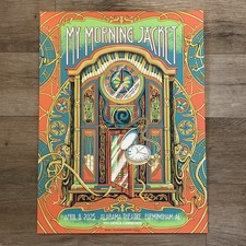 My Morning Jacket Alabama Theatre Birmingham signed AP poster 4/8/2025