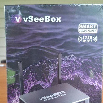 vSeeBox Elite Ultra 8K Android 128GB Quad Core Dolby Atmos HDMI WiFi Gray