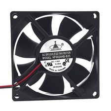 1 pcs YIHUAKEJI HF0824HB-B25 24V 0.30A 8CM 8025 Silent Wind Inverter Fan