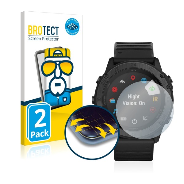 Full-Cover Schutz Folie FüR Garmin Tactix Delta Solar Ballistic 3D Curved 2X-image