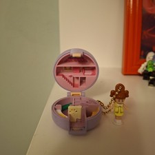 New Release Polly Pocket Miniature charm BANDAI PURPLE Single item Gashapon