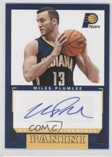 2012-13 Panini Rookie Signatures Miles Plumlee #10 Auto 0q0
