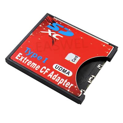 Reader SD SDHC SDXC to CF Compact Flash Adapter Reader TypeI R1 Dual interface