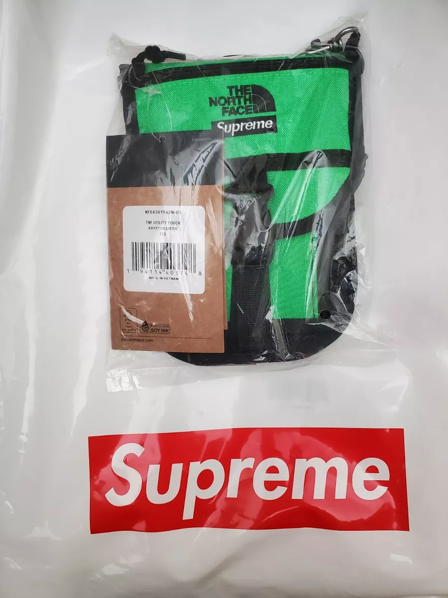 Supreme x The North Face RTG Utility Pouch Krypton Green SS20 NEW