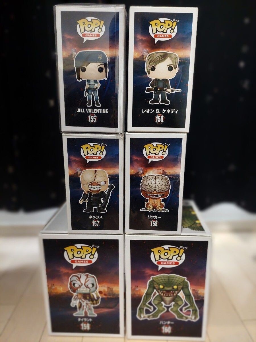 Japan Exclusive Funko Pop! Resident Evil Funko Pop COMPLETE SET