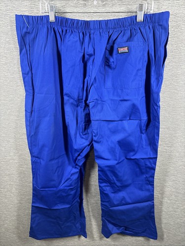 NWT Cherokee Workwear Scrub Flare Bottom Blue 4101P Style Size Petite XL - Picture 9 of 9