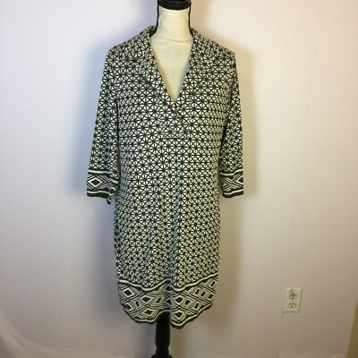 max studio knit dresses Max Studio Knit Dress Ruched Side black/white Size S