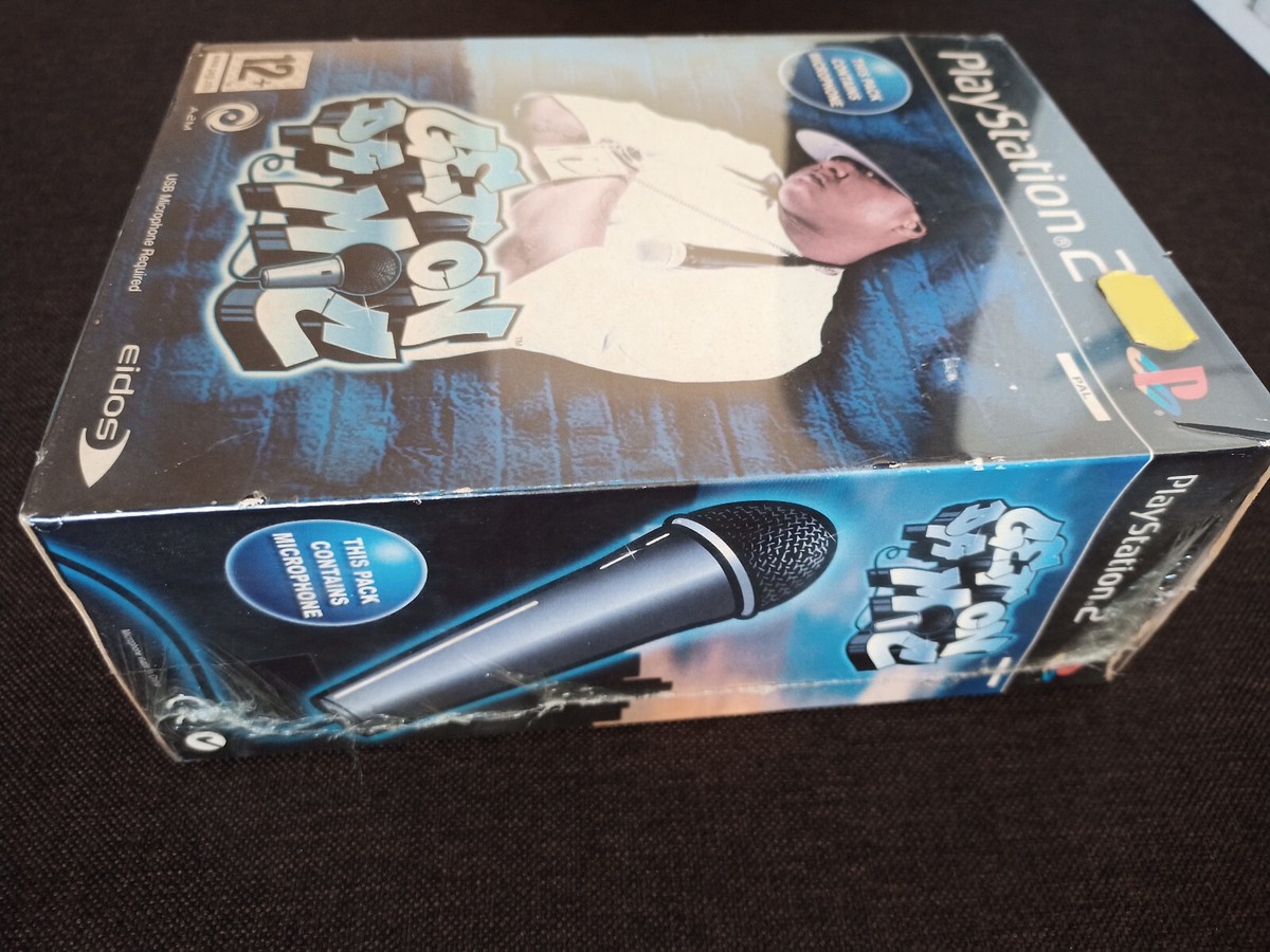 PS2 Get On Da Mic with USB microphone (Sony PlayStation 2, 2004) sealed  game