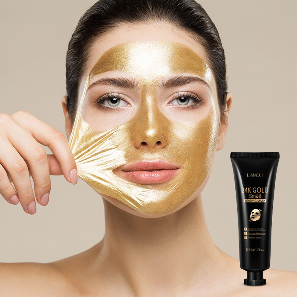 24K Gold Collagen Facial Mask Peel Off Whitening Lifting Anti Aging Skin Care Windscreen Compare