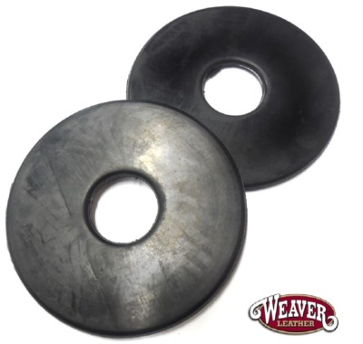 Rubber Bit Guards 3-1/2'' Diameter Black Soft Rubber by Weaver New