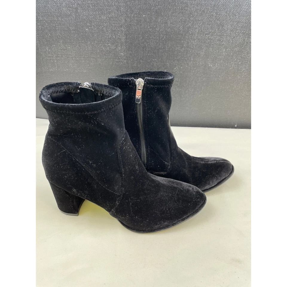 Marc Fisher женщин бархата лодыжки туфли/ботинки каблуки 3» размер 6 м SKU 4792 - Изображение 2 из 4