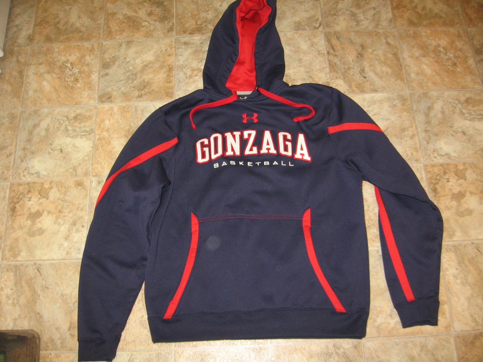 GONZAGA UNIVERSITY BULLDOGS GU ZAGS NCAA HOODIE SWEATSHIRT BY UNDER ARMOUR
