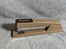 Vintage Swingline 747 Stapler 94-41 Made In USA 8" Tan Brown Retro