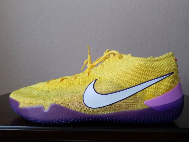 ð¥NEW Nike Kobe Bryant AD NXT 360 Yellow Purple Lakers AQ1087-700 Mens Sz. 16 | eBay