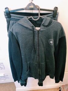 black converse tracksuit