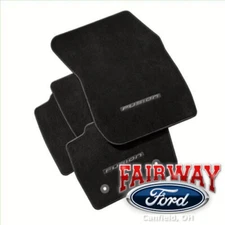 17 - 20 Fusion OEM Ford Carpeted Black Floor Mat Set 4pc w/Logo KS7Z5413300CA