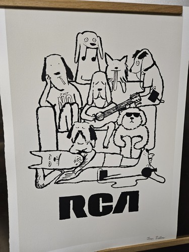 Rare Limited Edition Jean Jullien RCA Records Print Signed - Picture 5 of 7