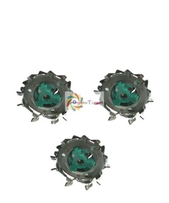 Philips Trimmer RQ11 Shaver Head 3X Blades ONLY fit 2D 1150X 1180X 1190X green 