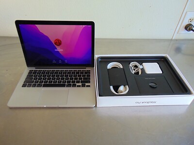 Apple Macintosh 13 inch Retina Display Laptop  2.9 MHz  16 GB 500 GB SSD  S7565x