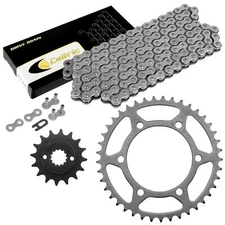 Drive Chain & Sprockets Kit for Kawasaki ZR550B Zephyr 550 1990-1994